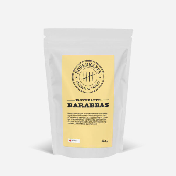 Røverkaffe sin påskekaffe Barabas