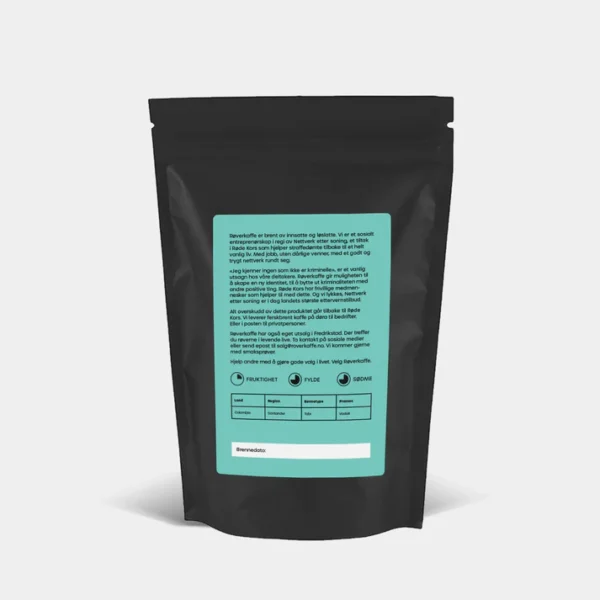 Røverkaffe Bad Ass bakside