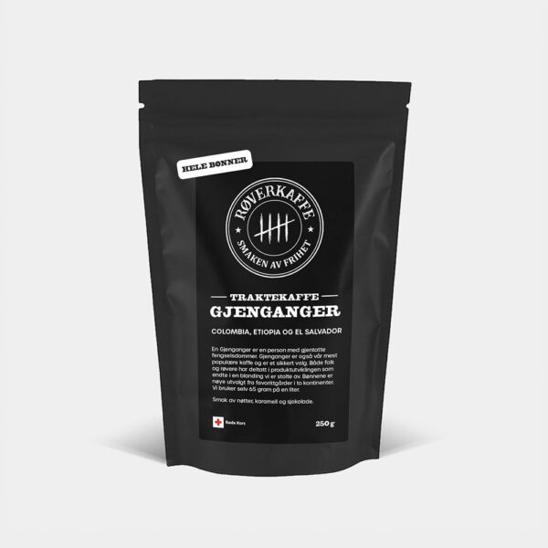 Gjenganger Røverkaffe- Hele bønner